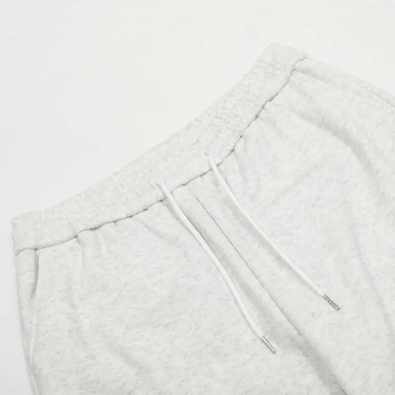 Sporty Loose Cotton Blended Fabric Casual Pants-4