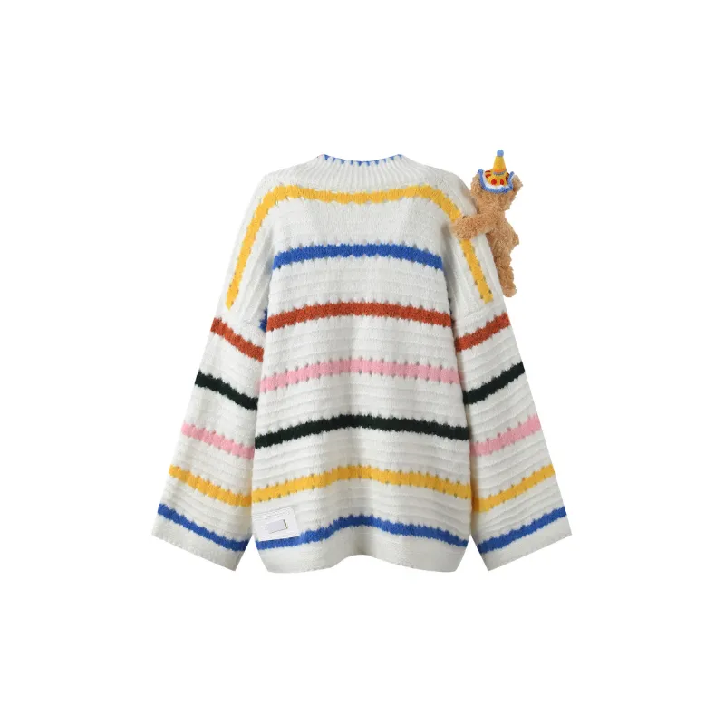 Fashionable Casual Loose Knitwear-1