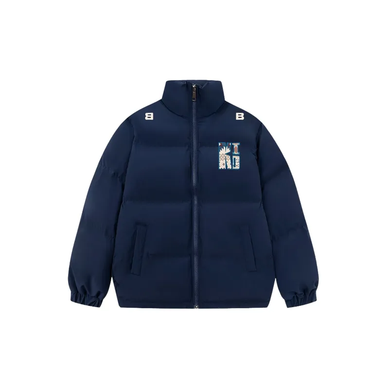 Casual Loose Blended Synthetic Fabrics Quilted Jacket-0