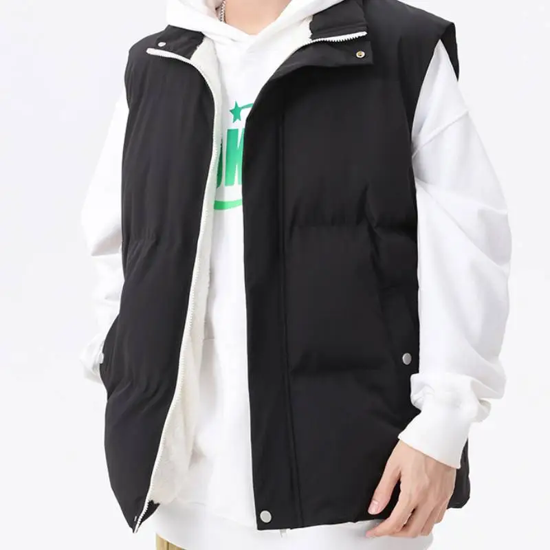 Simple Warm Polyester Vest-6