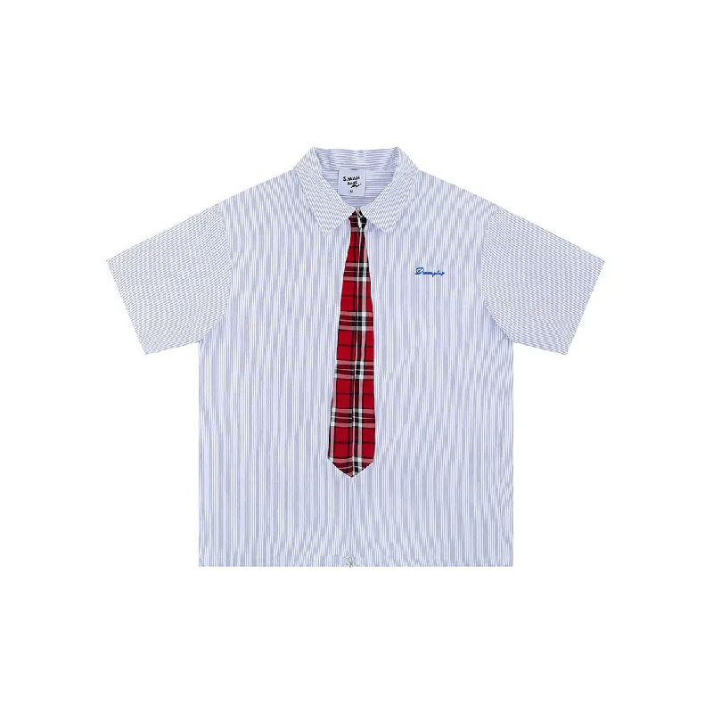Casual Loose Striped Cloth Shirt