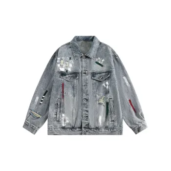 Retro Fashionable Loose Denim Jacket