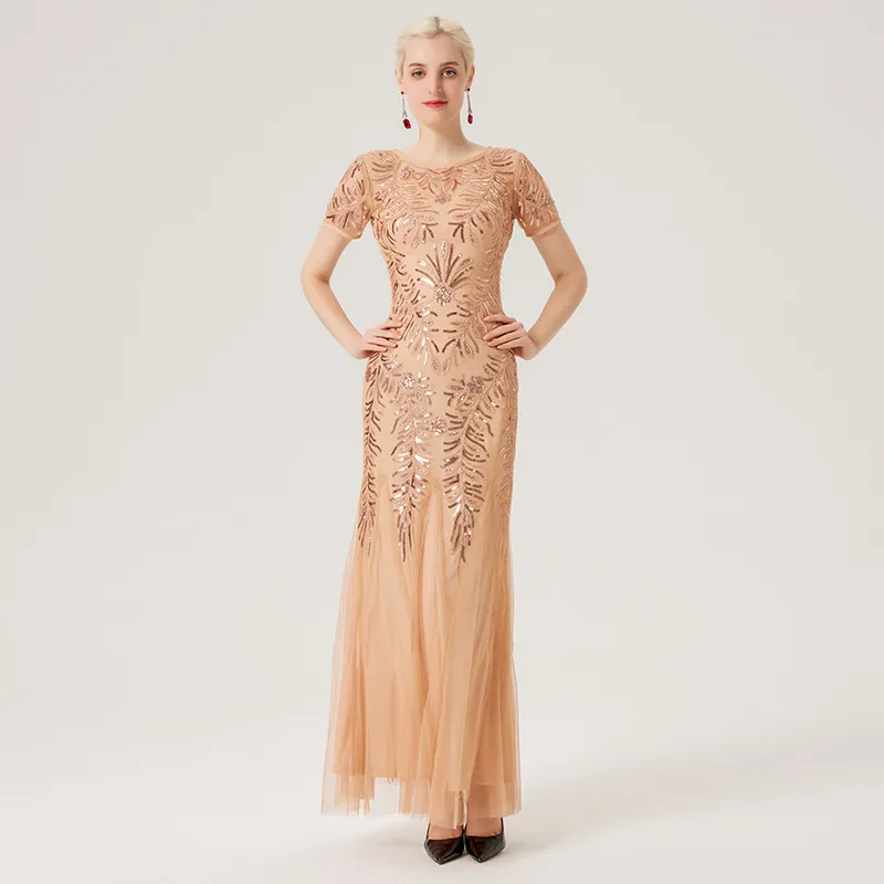 Elegant Retro Dress Women-5