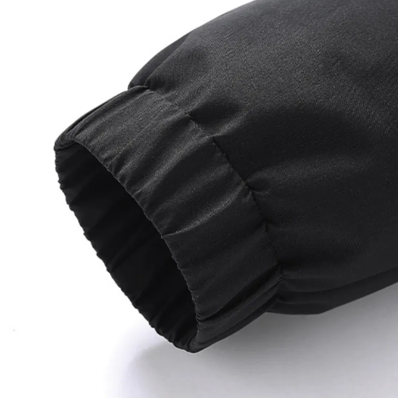 Basics Contrast Color Polyester Outdoor Jacket-11