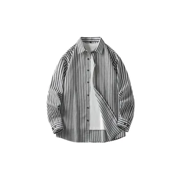 Casual Striped Corduroy Shirt