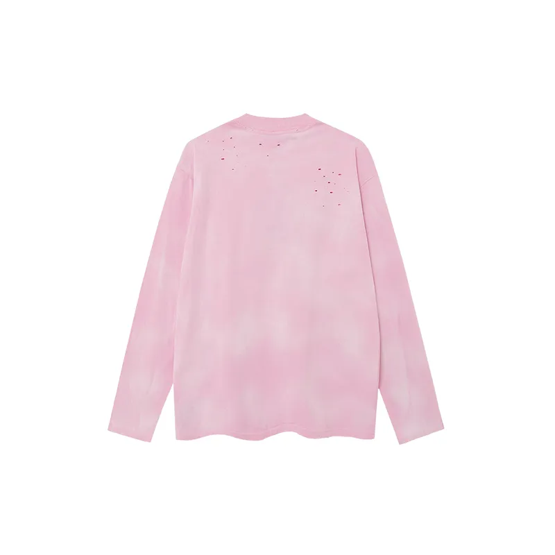 Retro Long Sleeve 100% Cotton T Shirt-5