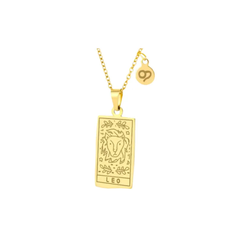 Simple Plain Necklace Unisex-12