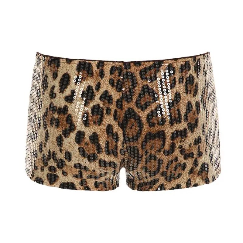 Sexy Funky Polyester Casual Shorts Women-1