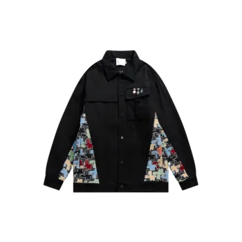 Embroidered Style Street Loose Denim Jacket