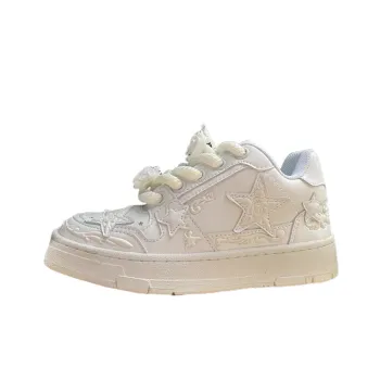 Brand Dopamine White Star Rose Shoes