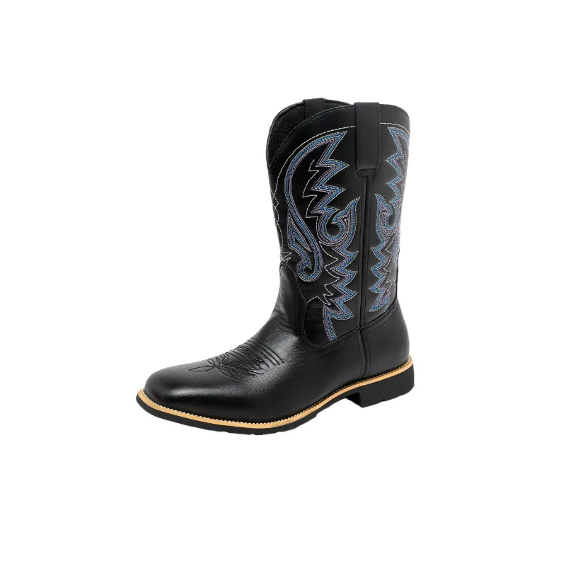 Fashionable Embroidered Knee high Boots-0