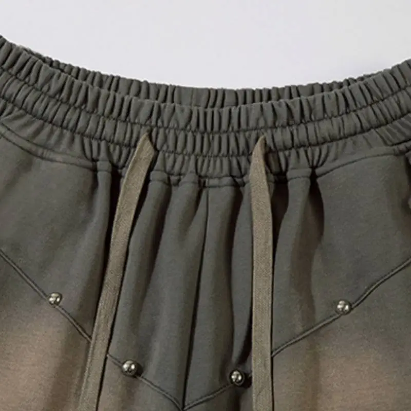 Retro Washed Cotton Casual Shorts-2