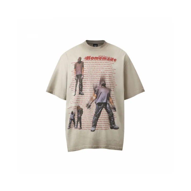 Street Loose 100% Cotton T Shirt-4