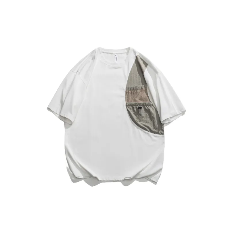 Simple Basics Cotton Blended Fabric T Shirt Unisex-6