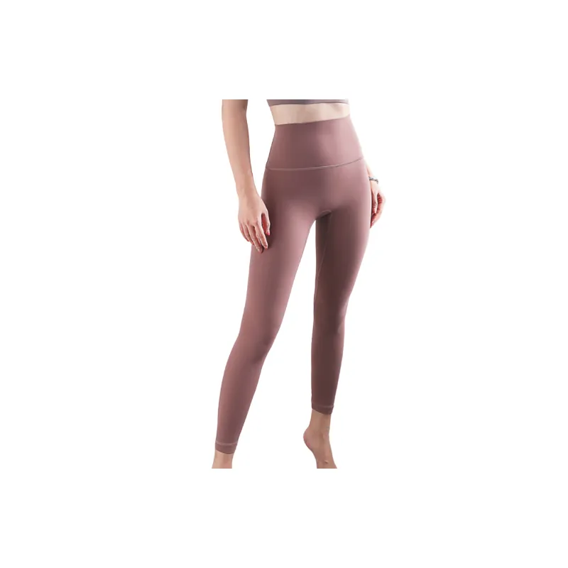 Simple Sporty Nylon Workout Pants Women-3