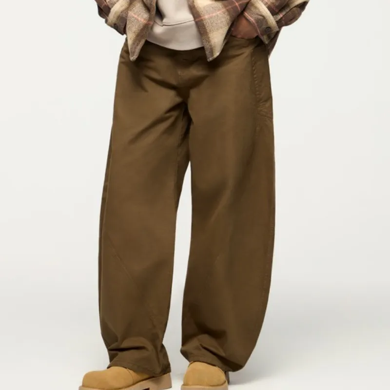Retro Casual Cotton Cargo Pants-10