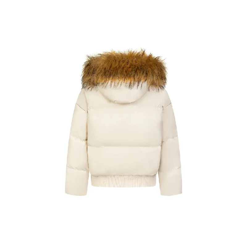 Fashion Simple Blended Synthetic Fabrics Quilted Jacket-3