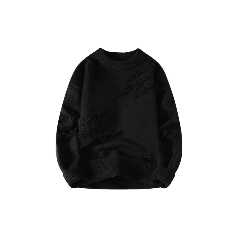 Basics Simple Polyester Sweater-4