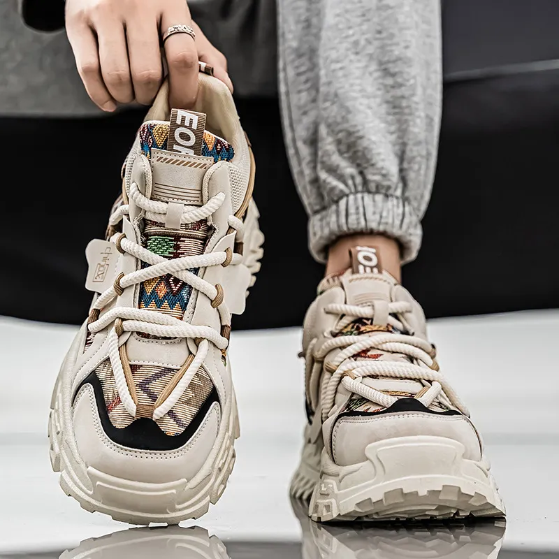 Casual Simple Chunky Sneakers-4