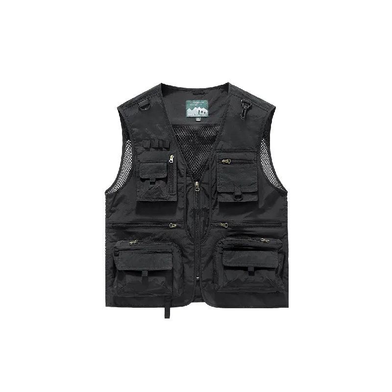 Casual Sporty Zipper Vest-3