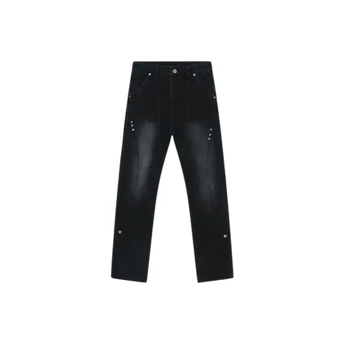 Washed Loose Jeans