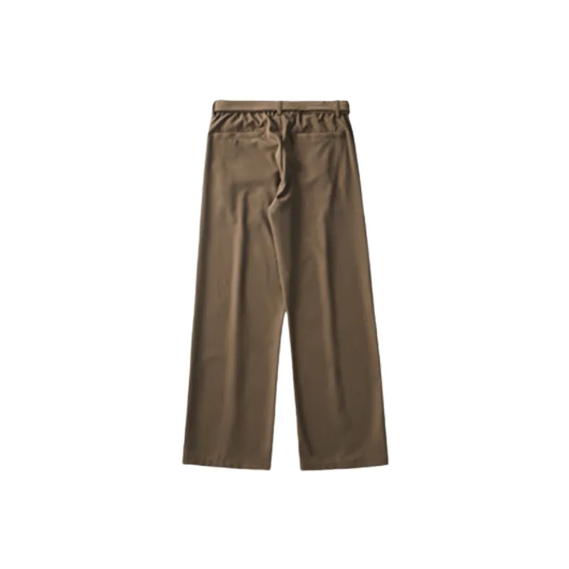 Casual Loose Straight Leg Blended Synthetic Fabrics Casual Pants-7