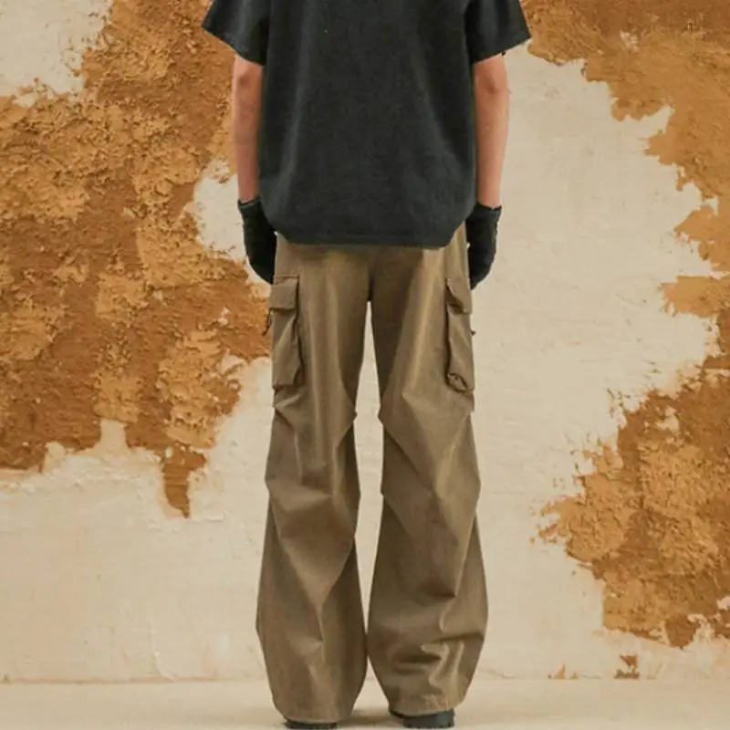 Retro Loose Cargo Pants-3