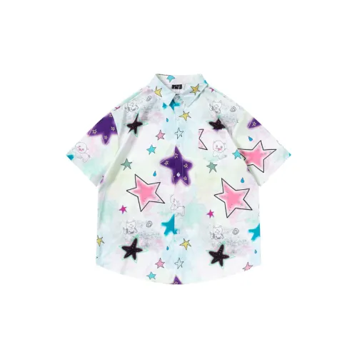 Colorful Graffiti Short Sleeved Shirt