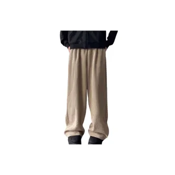 Retro Trendy Polyester Casual Pants
