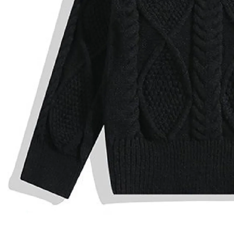 Retro Loose Zipper Sweater-5