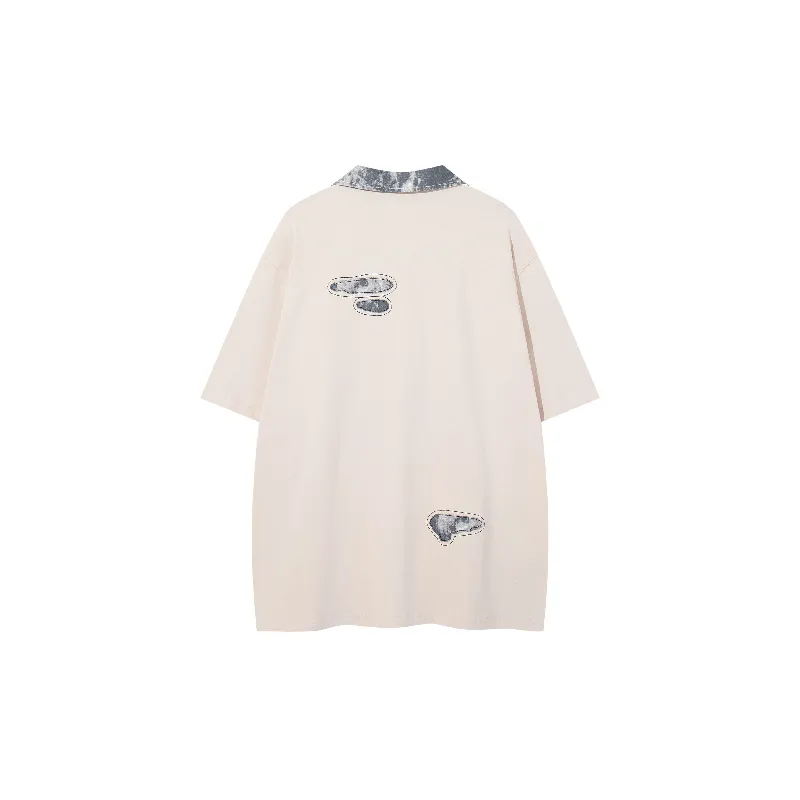 Retro Washed 100% Cotton T Shirt-5