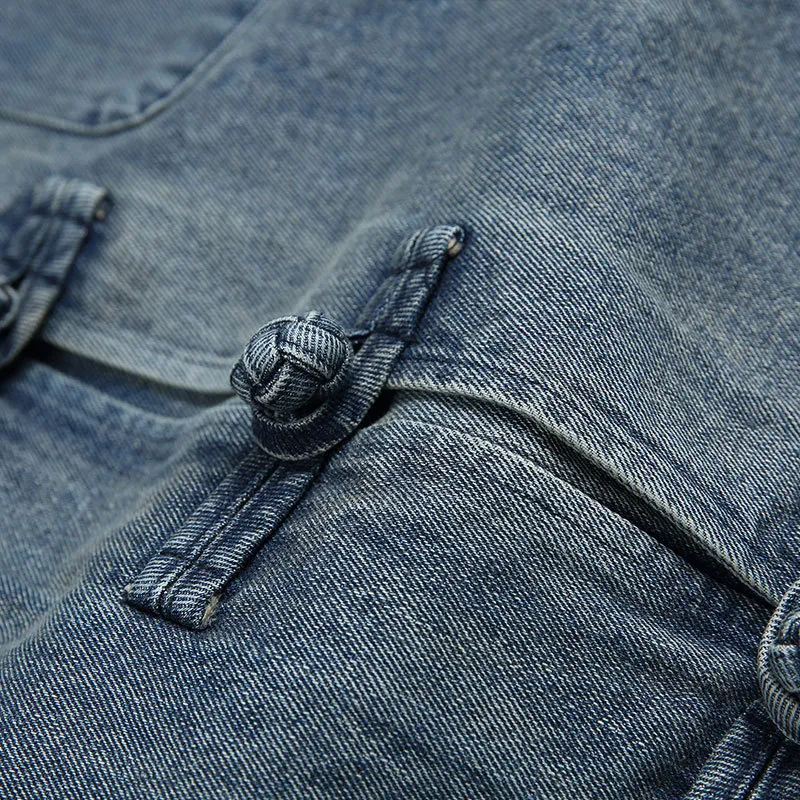 Fashionable Lightweight Denim Jacket-2