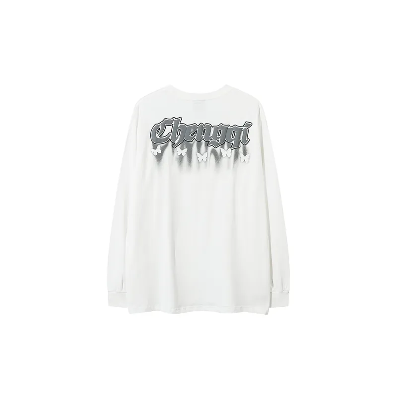 Loose Butterfly Sweatshirt-3