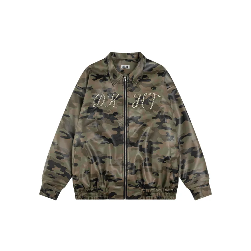 Loose Fashionable PU Jacket-0