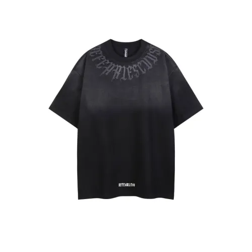 Letter Print Washed Old Oversized T shirt