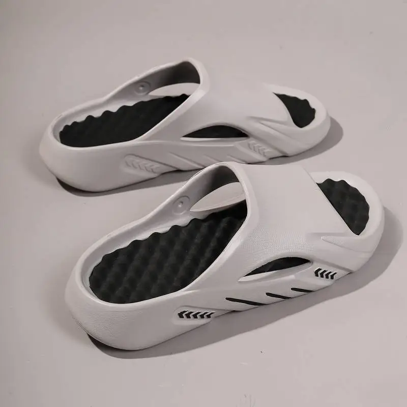 Casual Contrast Color Flip Flops-1