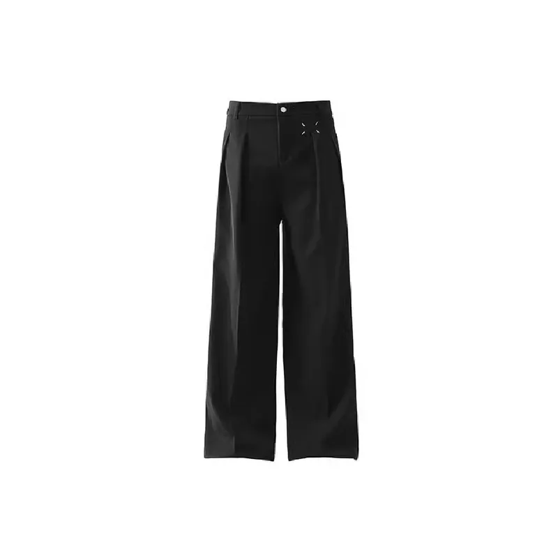 Trendy Loose Casual Suit Trousers-0