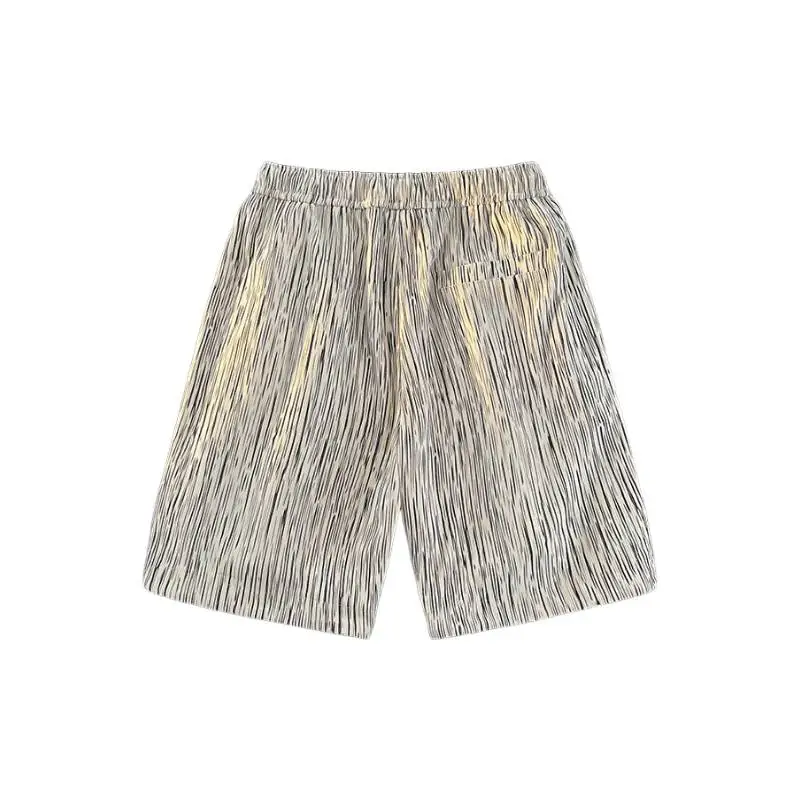 Fashion Loose Blended Synthetic Fabrics Casual Shorts-3