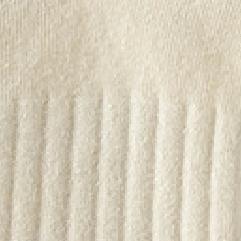 Simple Bow Combed Cotton Mid Calf Sock-4