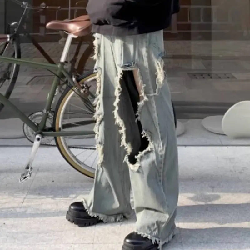 Retro Distress Jeans-2