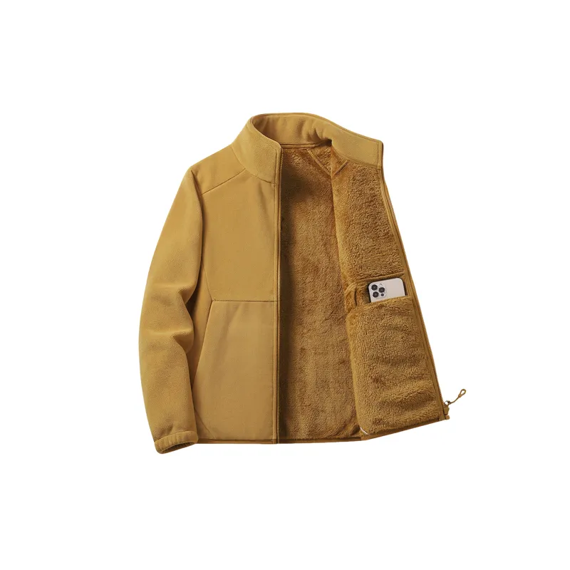 Casual Loose Polyester Velvet Jacket-1