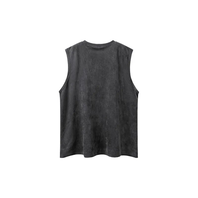 Tree Print Casual Sleeveless Vest-9