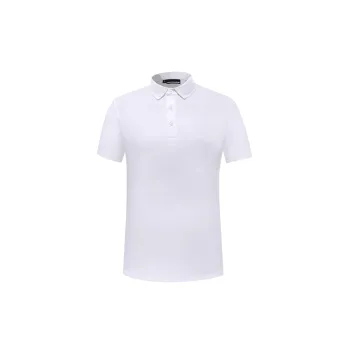 Casual Plain Blended Synthetic Fabrics Polo