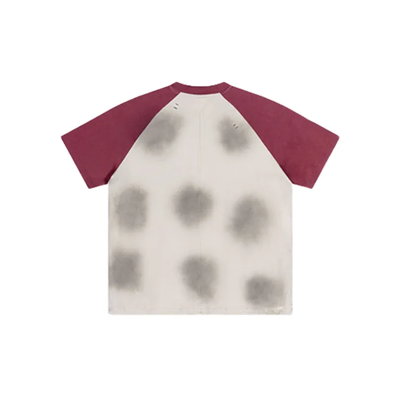 Retro Trendy Washed Short Sleeve T Shirt-5