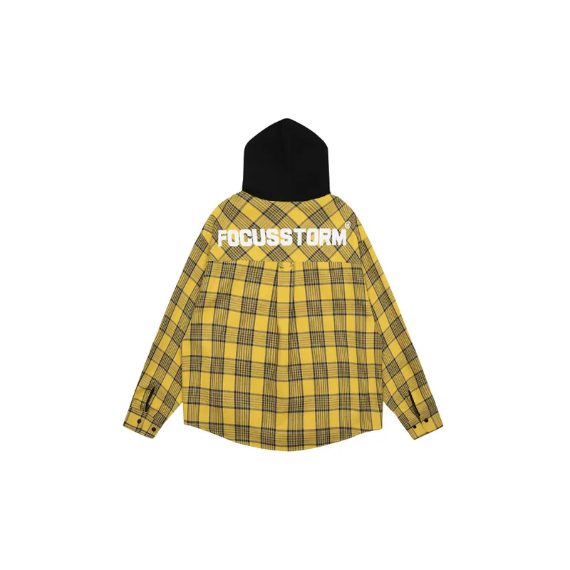 Contrasting Stitching Letter Print Jacket-5