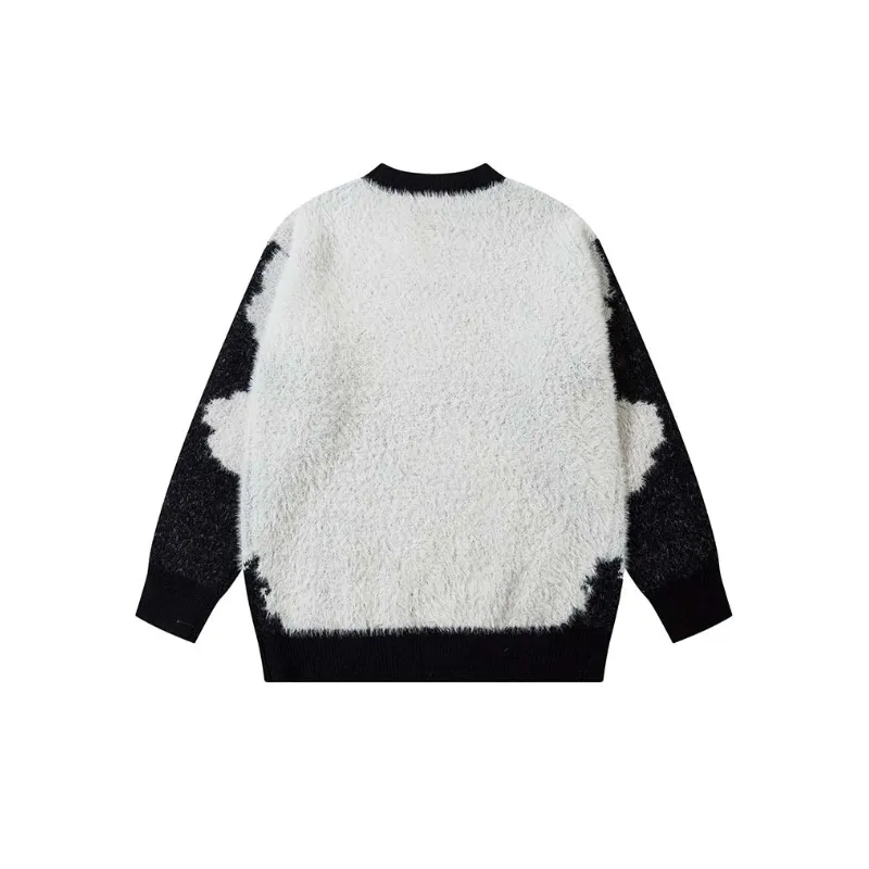 Fashionable Loose Sweater-1