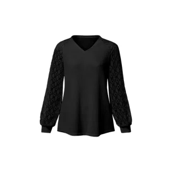 Fashionable Loose Blended Synthetic Fabrics Knitwear Women
