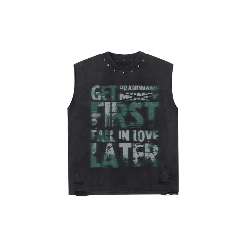 Trendy Loose Sleeveless Vest-0