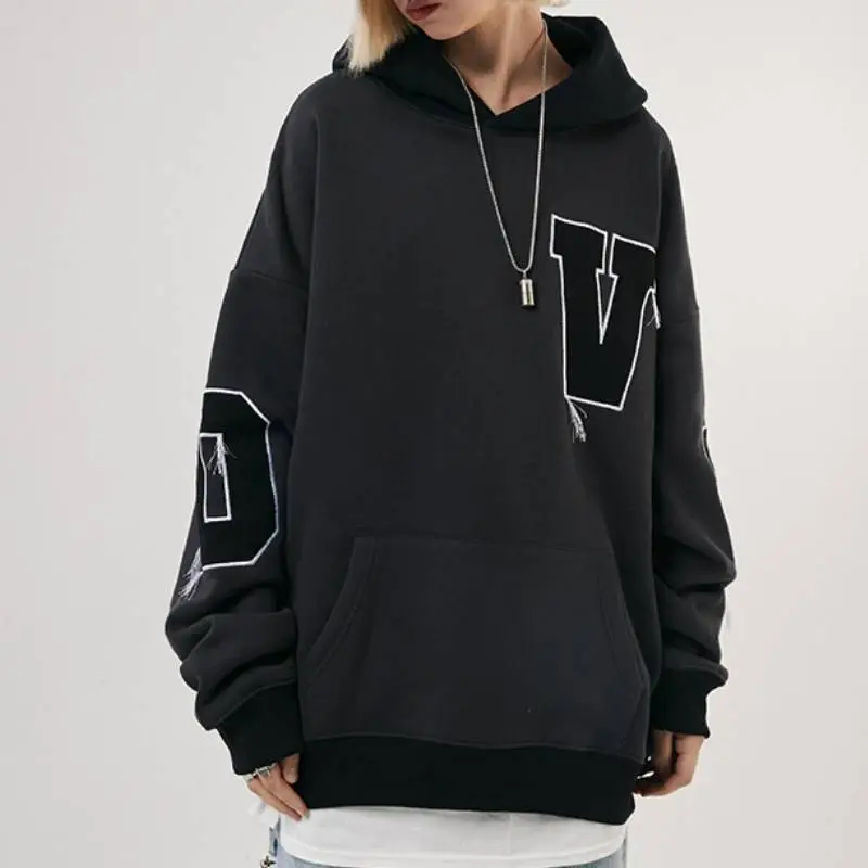 Simple Embroidery Sweatshirt-6