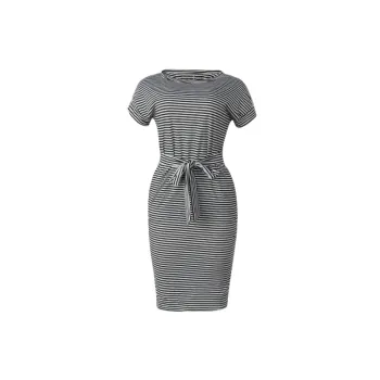 Simple Plain Cotton Dress Women